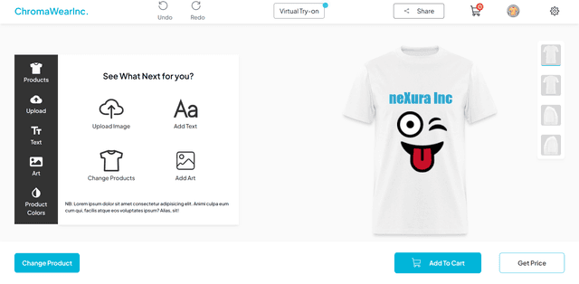 T-Shirt Customization Webapp